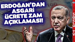 Erdoğan'dan Asgari Ücrete Zam Mesajı! 2024 Yeni Asgari Ücret Ne Kadar Olacak?