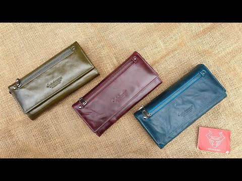 Ví Da Bò Cầm Tay Nam Cao Cấp VICT08