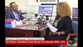 Proper way to files tax with no problems #tax #Abrokyirnsem #Diasporadialogues #graceimo