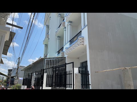 Nhà Bình Chánh Quốc Lộ 50, đi bộ ra chợ 100m, 2 lầu 1,55tỷ full sổ Hồng riêng, đông dân, an ninh
