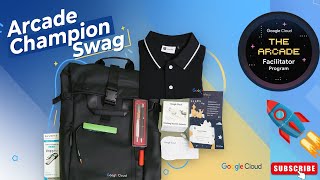 Wow Google Cloud Arcade Champion Tier Exclusive Unboxing Free Swags & Goodies