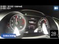 Audi A4 1.8 TFSI Acceleration Test 170 HP 0-190 km/h Beschleunigung Autobahn