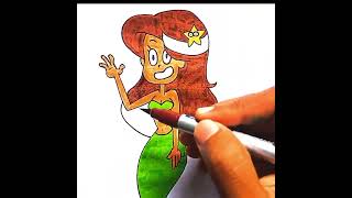 How To Draw Marina From Zig & Sharko