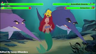 The Little Mermaid: Ariel's Beginning (2008) Swordfish Chase with healthbars