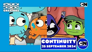 Continuity 25 September 2024 Cartoon Network Western Europe French