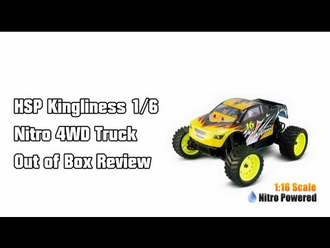 HSP Kingliness 1/16 4WD Nitro Truck Out of box The Hsp Kingliness Comes Rtr With 2ch Radio System Nitro Engine And A Fully Assembled Kit...