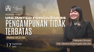 Kebaktian Joyful 17 September 2023 -Pukul 18.00 Wib Pdt. Devina Widiningsih Gkjw