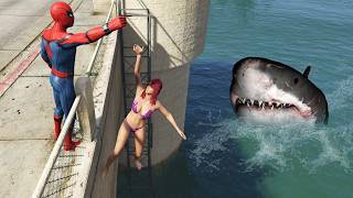 GTA 5 Water Ragdolls | SPIDERMAN Jumps/Fails #12 (Euphoria physics | Funny Moments)