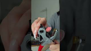 How To Use Leather Belt Hole Puncher