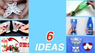 6 Wonderful Ideas from Plastic Bottles handcraft diy