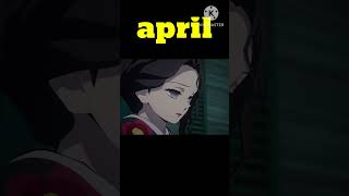 Your Month Your Demon Slayer Character Part 3