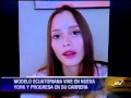 Modelo María Fernanda Cornejo cada día brilla mas fuera del país