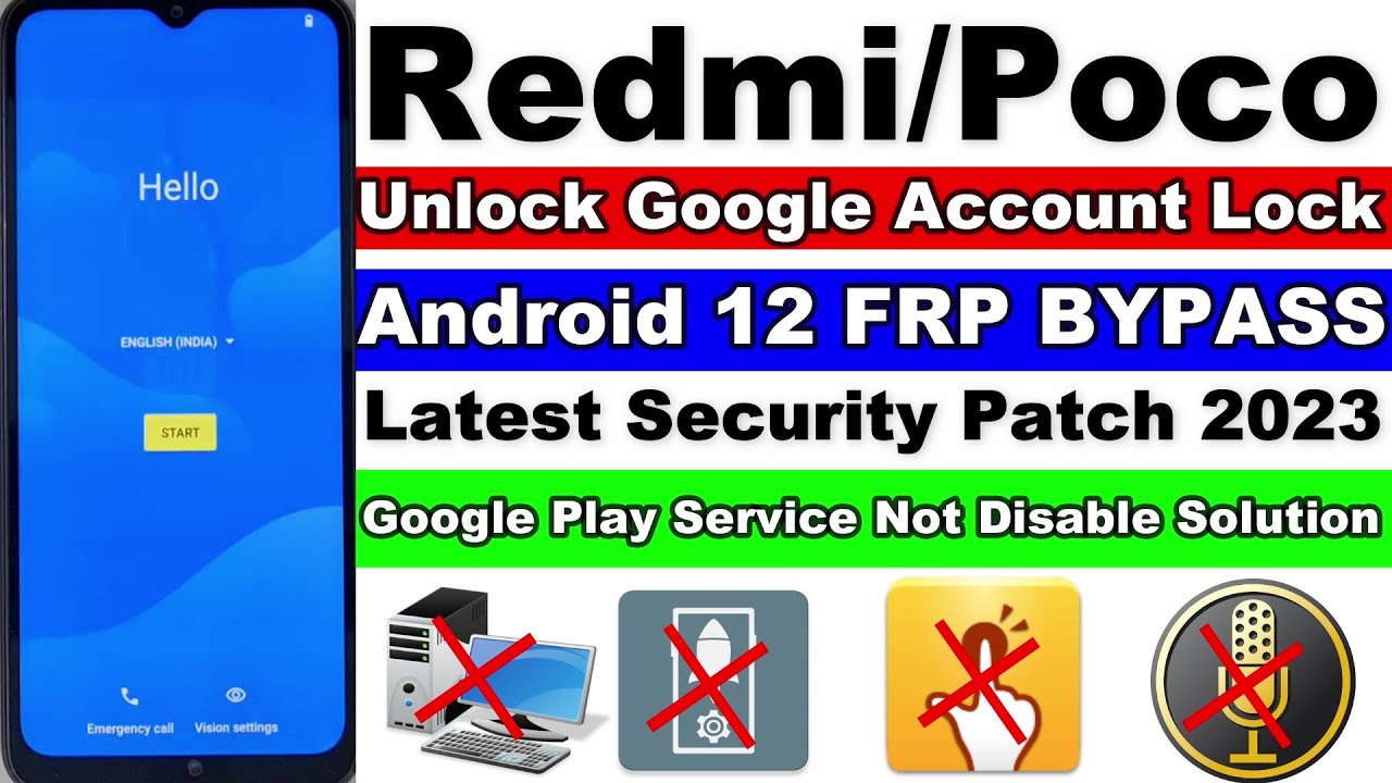 Redmi/Poco Android 12 FRP Bypass Without Pc | Google Redmi/Poco Android 12 FRP Bypass Without Pc | Google