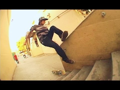 Skateboarder Falls Backwards And Breaks Board With Butt Cheeks!?! - OMG :)