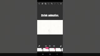 Shrink Animation.