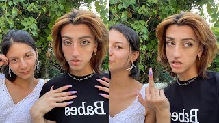 2 Baci Dedi̇kodu Yaparken Ateşe Tükürdük Çarpildik Kötü Yorumları Okuyoruz Mukbang