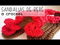Sandalias para Bebé a Crochet - Parte 1 de 2