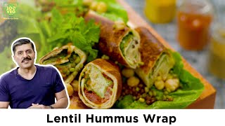 Lentil Hummus Wrap Recipe With Chef Gautam Mehrishi