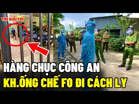 Người đàn ông Mắc Covid-19 C.Ố TH.Ủ trong nhà không chịu đi cách ly, huy động hàng chục công an