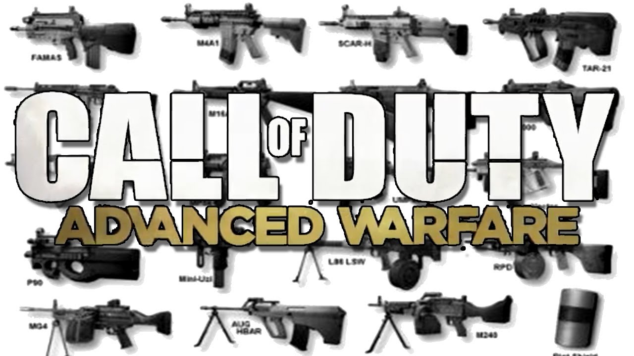 call of duty advanced warfare guns call of duty advanced warfare guns