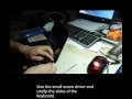 How to install New Harddrive into HP Mini 1000 part 1/2