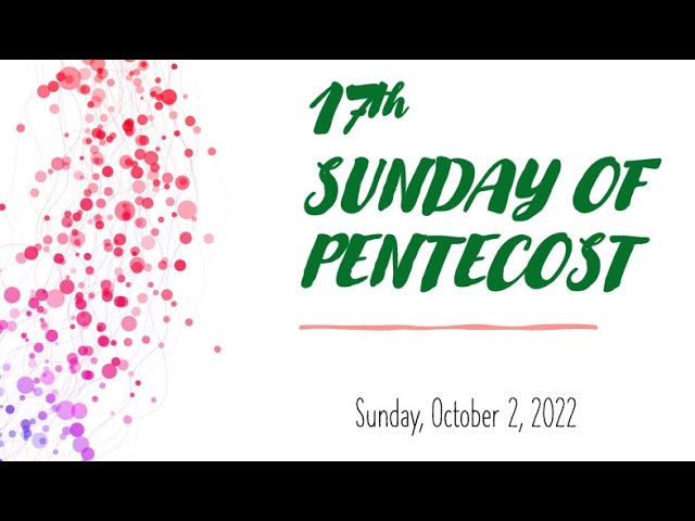 17 Pentecost