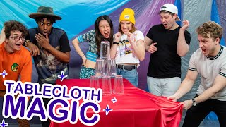 We Attempt The Magic Table Cloth Challenge