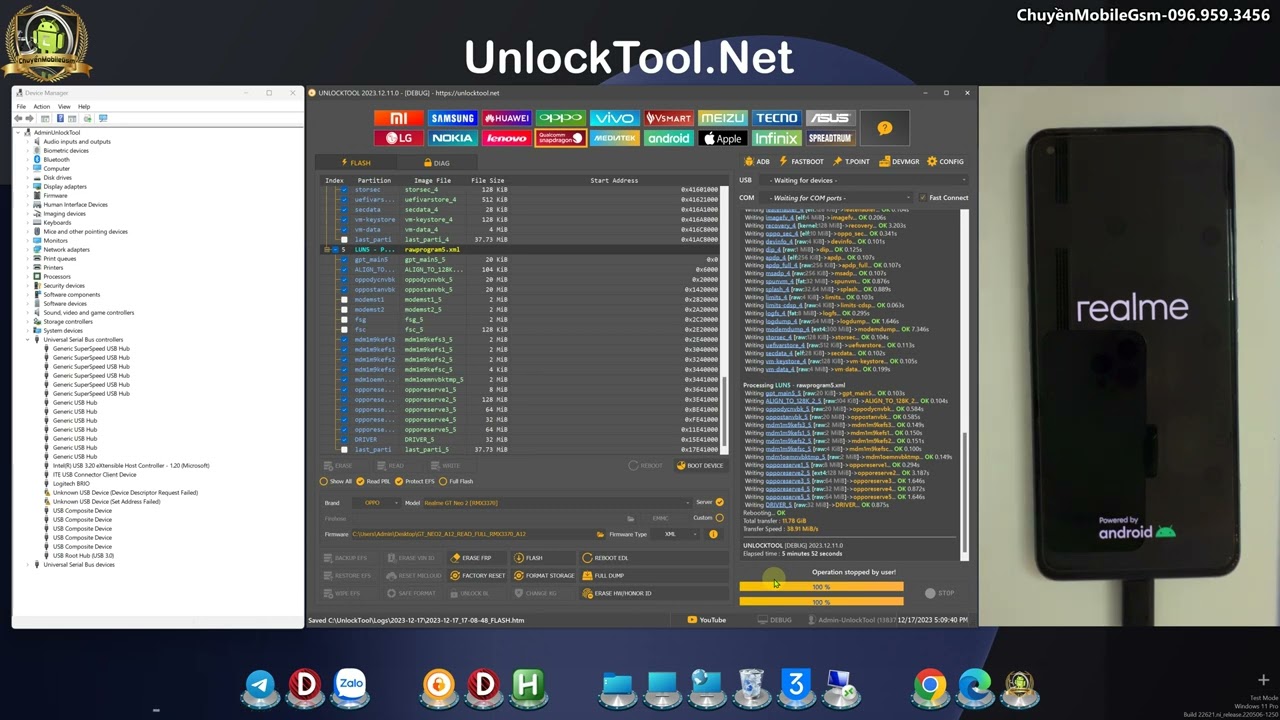 Realme GT Neo2 RMX3370 China Unbrick Done By UnlockTool Realme GT Neo2 RMX3370 China Unbrick Done By UnlockTool