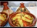 Tajine Poulet P.de Terre et Olives/Chicken Tagine with Potato,Olives -Sousoukitchen