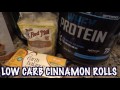 Low Carb, High Protein Cinnamon Rolls