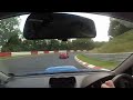 Nurburgring Subaru STi near miss Kesselchen