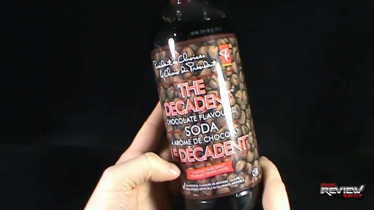 Club Pop Presidents Choice The Decadent Chocolate Flavoured Soda