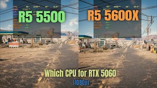 Ryzen 5500 Versus Ryzen 5600X - Rtx 5060 - B450