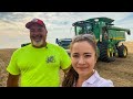 Mike Less - Farmhand Mike Visits Kate's Ag Wheat Harvest!!!!!!  2021