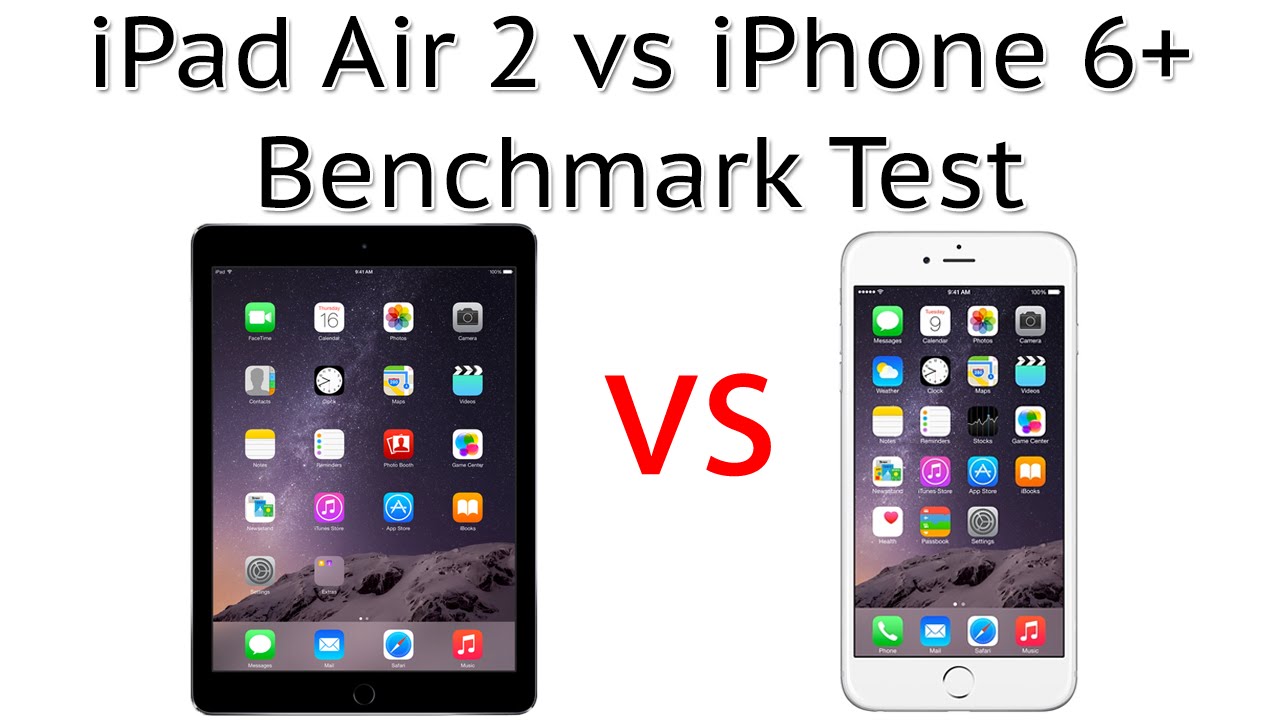 iPad Air 2 vs iPhone 6 Plus Benchmark Test (Geekbench 3) - YouTube