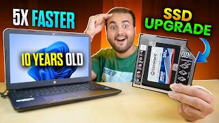 This 10 Year Old Laptop Is Fast Now Ssd Upgrade With Caddy