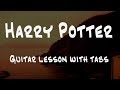 Harry Potter Soundtrack -Guitar Lesson with Tabs
