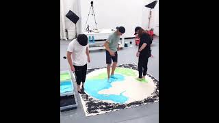 Painting Art With Our Feet