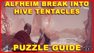 God of War (PS4) How to Break into the Hive Guide (Alfheim Tentacles)