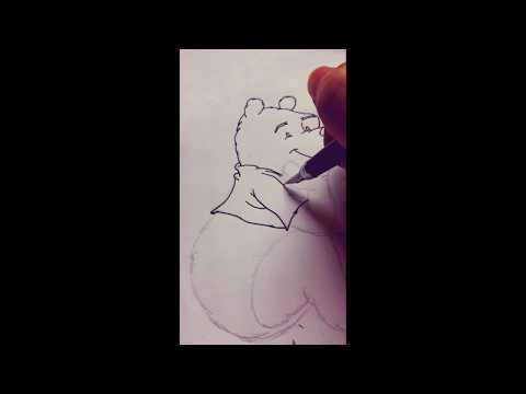 Hướng dẫn vẽ và tô màu gấu Pooh phần 1 | How to draw and color Pooh bear P1
