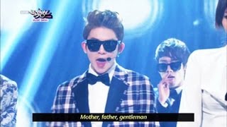 Gentleman - Teen Top & Girls Day 2013.05.11 Music Bank W Eng Lyrics