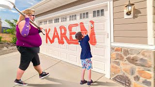 Kid Tries Getting Payback On Karen!