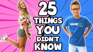 25 Things You Didn T Know About Sis Vs Bro Read Videos