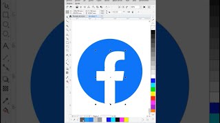 Drawing Facebook Logo In Corel Draw