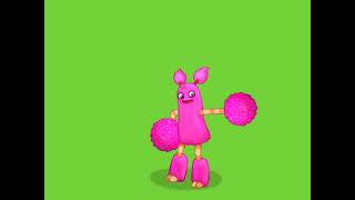 Pompom Green Screen 3 Tribal Island My Singing Monsters