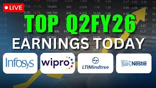 Q2Fy26 Results Live I Q2 Results Live I Infosys Q2 Results I Wipro Q2 Results Eternal Q2 Results