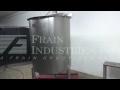 Video Lee Model 250-D, 250 gallon, 316 stainless steel, single wall mixing tank