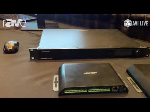 AVI LIVE: Bose Professional Shows ControlSpace EX1280C, Table Boxes and EdgeMax Speakers