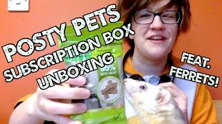 Posty Pets Premium Ferret Box Opening - December