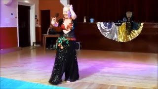 Sandra Performing An Improvisation To Beshwesh Alya By